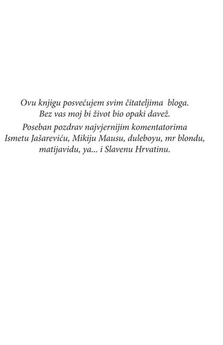 Posveta komentatorima bloga