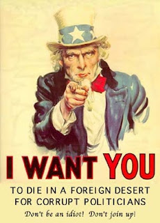 Die in a foreign desert